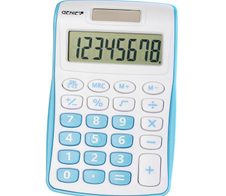 GENIE Taschenrechner 120 B weiß/blau