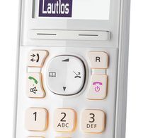 Panasonic Zusatz-Mobilteil KX-TGQ200GW weiß