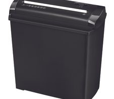Fellowes Powershred P-25S Aktenvernichter mit Streifenschnitt bis 5 Blatt schwarz