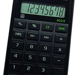 TWEN Taschenrechner ECO 8 schwarz