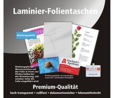 LMG Laminierfolien glänzend 125 mikron A3
