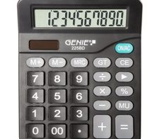 GENIE Tischrechner 225 BD schwarz