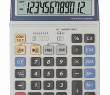 Sharp Tischrechner EL-2125C grau/blau