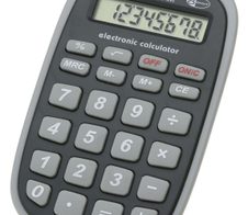 GENIE Taschenrechner 982 AM schwarz/grau