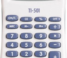 TEXAS INSTRUMENTS Taschenrechner TI-501 weiß