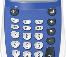 TEXAS INSTRUMENTS Taschenrechner TI-503 SV blau/weiss