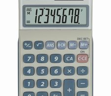 Sharp Taschenrechner EL-240SA lichtgrau