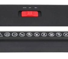 OLYMPIA PS16 Aktenvernichter mit Streifenschnitt bis 6 Blatt schwarz