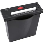 OLYMPIA PS36 Aktenvernichter mit Streifenschnitt bis 6 Blatt schwarz