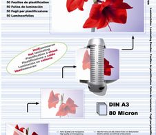 OLYMPIA Laminierfolien glänzend 80 mikron A3