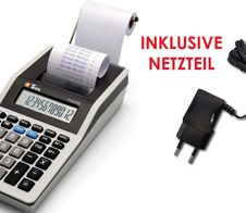 TWEN Tischrechner druckend 110 PD weiß/schwarz