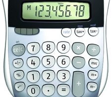 TEXAS INSTRUMENTS Taschenrechner TI-1795 SV silber/schwarz