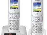 Panasonic Schnurloses Telefon-Set mit Anrufbeantworter KX-TGH722GG silber