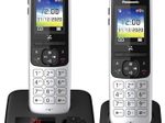 Panasonic Schnurloses Telefon-Set mit Anrufbeantworter KX-TGH722GS silber-schwarz