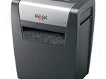 Rexel Momentum X406 Aktenvernichter mit Partikelschnitt bis 6 Blatt schwarz