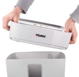 DAHLE PaperSAFE 100 Aktenvernichter mit Partikelschnitt bis 5 Blatt lichtgrau