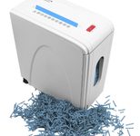 OLYMPIA PS58CC Aktenvernichter mit Partikelschnitt bis 15 Blatt weiß