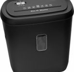 LMG DWS-1008 Aktenvernichter mit Partikelschnitt bis 10 Blatt schwarz