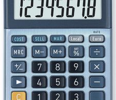 CASIO Tischrechner MS-88EM blau