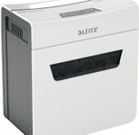 LEITZ Protect 3M Aktenvernichter mit Partikelschnitt bis 3 Blatt weiß