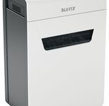 LEITZ Protect 6M Aktenvernichter mit Partikelschnitt bis 6 Blatt weiß