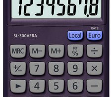 CASIO Taschenrechner SL-300VERA dunkelblau