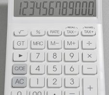 MediaRange Tischrechner MROS191 weiß