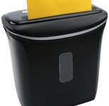 GENIE 480X Aktenvernichter mit Partikelschnitt bis 8 Blatt schwarz