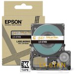 EPSON Band LK-4WBW - 24 mm - Gold auf durchsichtig