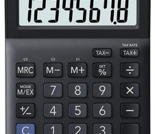 CASIO Tischrechner MS-8F schwarz