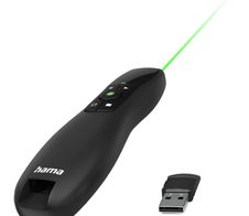 hama Presenter Greenlight-Pointer 4in1, grüner Laser