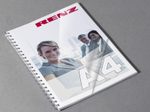 RENZ Deckfolien für Bindemappen DIN A4 0.2 mm transparent