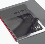 RENZ Deckfolien für Bindemappen DIN A4 0.2 mm rauch