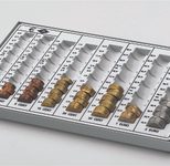 WEDO Zählbrett lichtgrau 33,3 x 18,3 x 3,1 cm