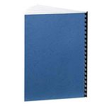 GBC Rückwände für Bindemappen DIN A4 250 g/qm blau