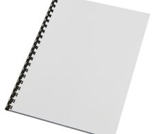 GBC Rückwände für Bindemappen DIN A4 250 g/qm weiß