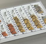 WEDO Zählbrett lichtgrau 26,8 x 16,5 x 3,5 cm