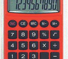 OLYMPIA Taschenrechner LCD-1110 rot