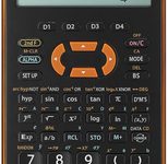 Sharp Wissenschaftlicher Taschenrechner EL-W531XG schwarz/orange