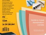 Fellowes Deckfolien für Bindemappen DIN A4 0.18 mm transparent