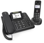 doro Comfort 4005 Schnurgebundenes Telefon-Set mit Anrufbeantworter schwarz