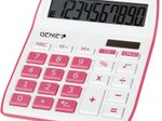 GENIE Tischrechner 840p weiß/pink