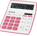 GENIE Tischrechner 840p weiß/pink
