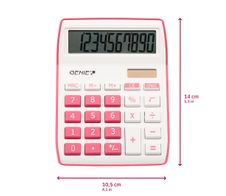 GENIE Tischrechner 840p weiß/pink