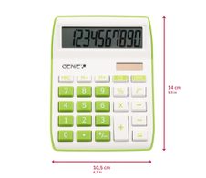 GENIE Tischrechner 840g weiß/grün