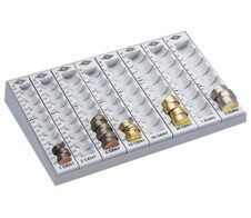 WEDO Zählbrett lichtgrau 27,9 x 18,8 x 4,8 cm