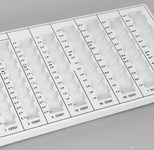 WEDO Zählbrett lichtgrau 32,8 x 17,8 x 3,1 cm