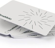 TimeMoto Stempelkarten grau