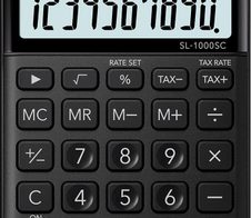 CASIO Taschenrechner SL-1000SC schwarz