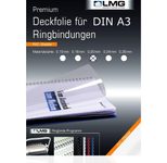 LMG Deckfolien für Bindemappen A3 0.2 mm transparent
